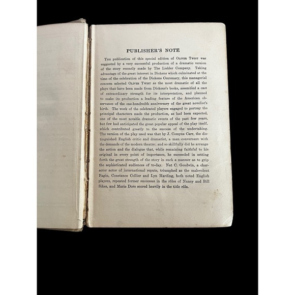 Vintage Book "Oliver Twist" by Charles Dickens - Picture 6 of 9